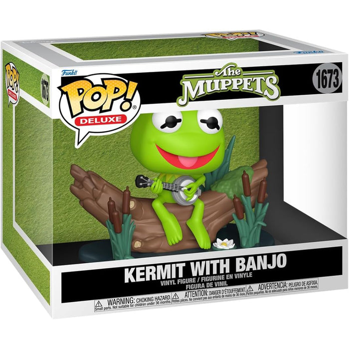Figurina Funko POP! Deluxe The Muppets - Kermit with Banjo