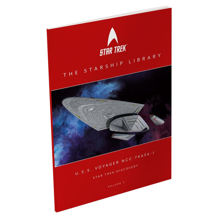 Figurina Star Trek Library Die-Cast U.S.S. Voyager - NCC-74656-J 10 cm