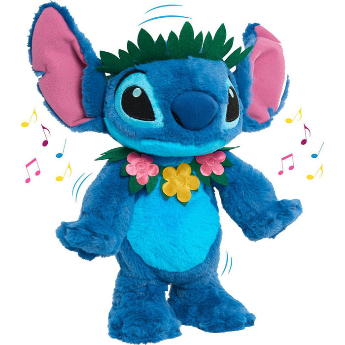 Precomanda Figurina de plus cu sunete si dans Lilo & Stitch - Stitch 38 cm