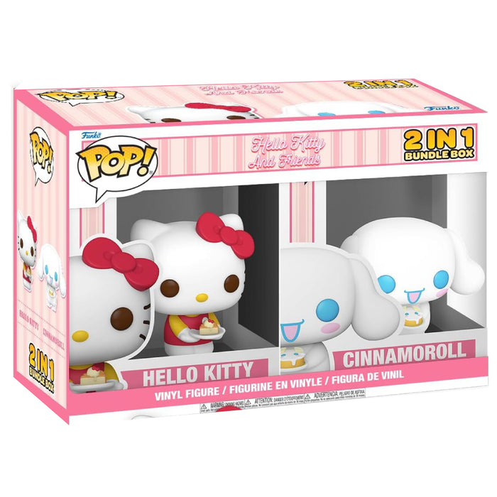 Set 2 Figurine Funko 2025 Exclusive Box - July - Hello Kitty & Cinnamoroll