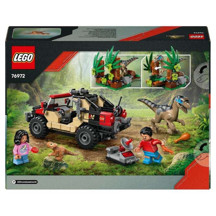 Lego Jurassic World Renasterea - Evadare off-road din calea unui Velociraptor (76972)