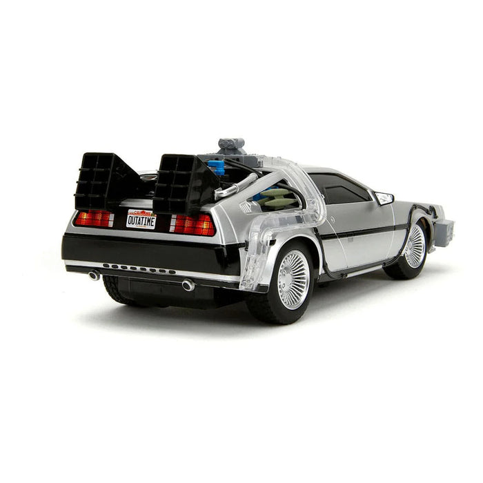 Figurina Back to the Future Infra Red Controlled 1/16 RC Time Machine