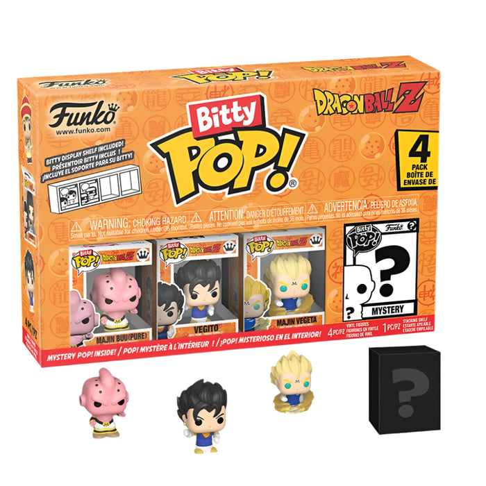 Set 4 Mini Figurine Bitty Pop Dragon Ball Z - Kid Buu