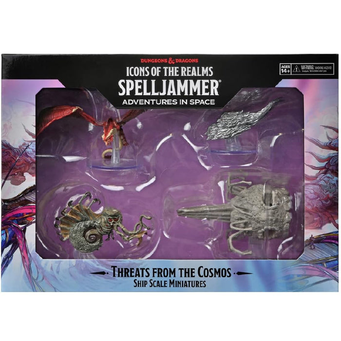 Set Miniaturi D&D Icons of the Realms Ship Scale - Threats from the Cosmos