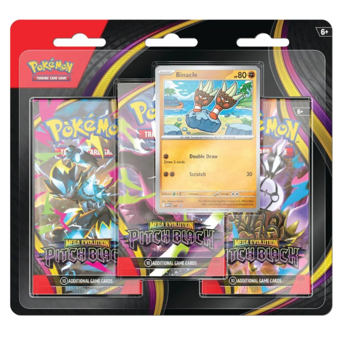 Precomanda Pokemon TCG - ME05 - Pitch Black - 3 Blister Booster