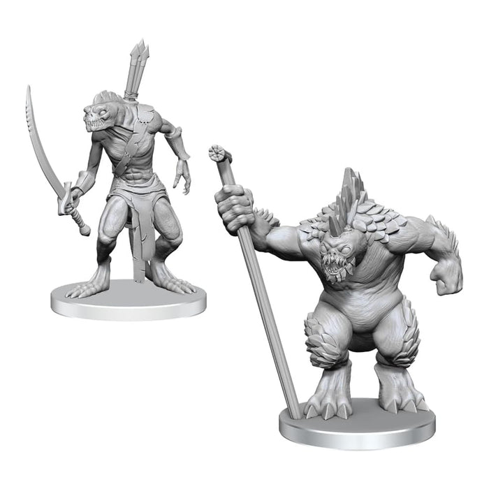 Miniaturi Nepictate Pathfinder Battles Deep Cuts - Xulgath Skirmisher & Stoneliege