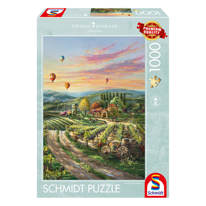 Puzzle Thomas Kinkade - Peaceful Valley Vineyard, 1000 piese