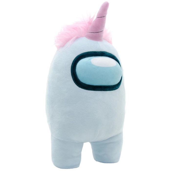 Figurina de Plus cu Accesorii Yume Among Us Official - White with Unicorn Hat