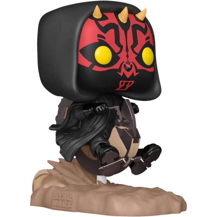 Figurina Funko POP Rides DLX Star Wars - Darth Maul on Bloodfin