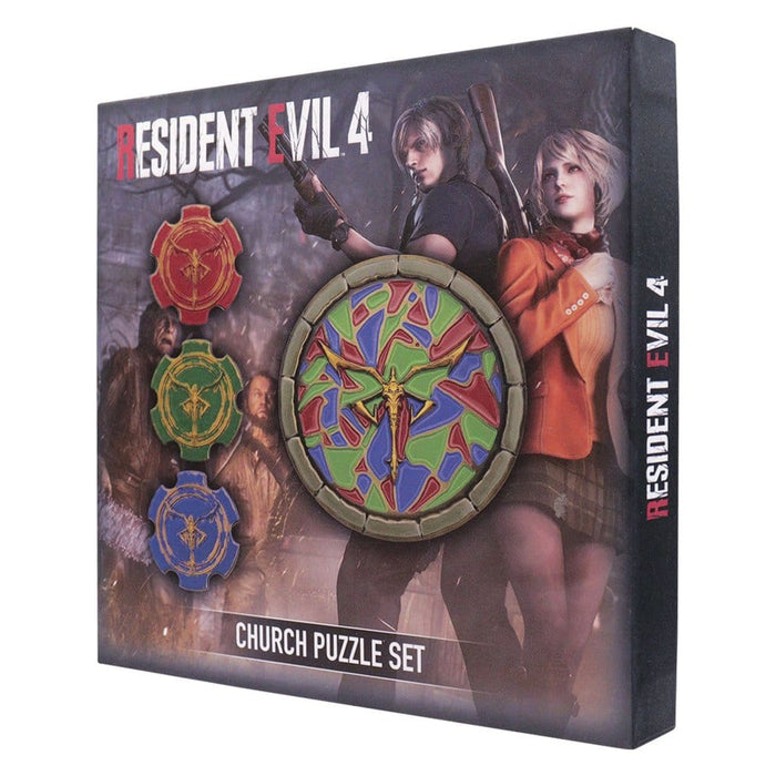Precomanda Replica Resident Evil 4 - Church Puzzle Medallion Set