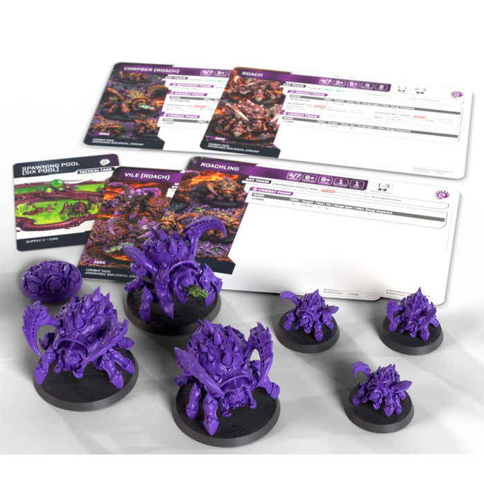 Precomanda StarCraft The Miniatures Game - Roach - Zerg - Expansion Set