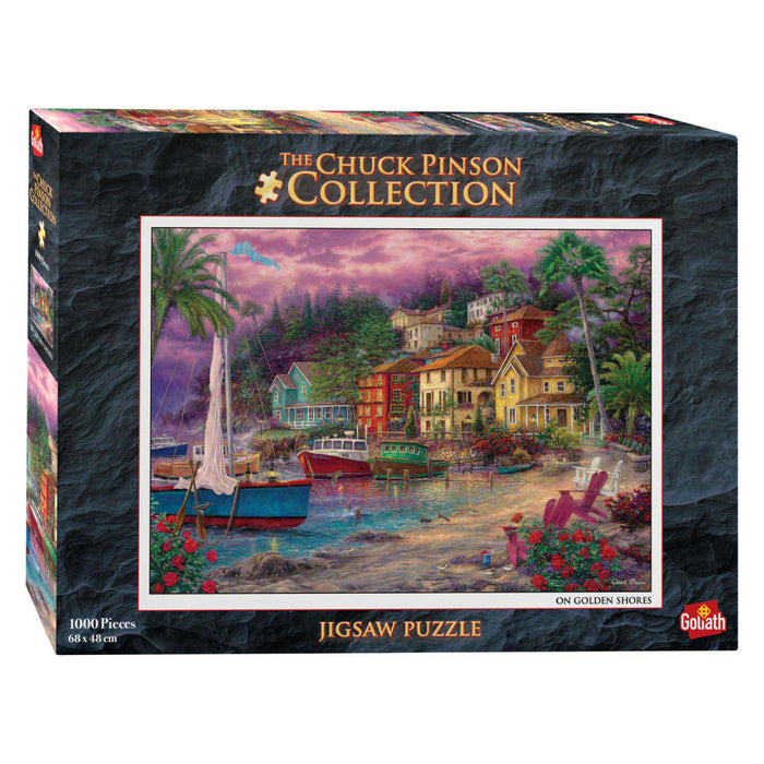Puzzle Chuck Pinson - Malurile aurii, 1000 piese