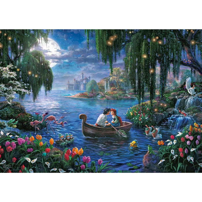 Puzzle Schmidt Thomas Kinkade - Disney - Mica sirena si printul Eric, 1000 piese
