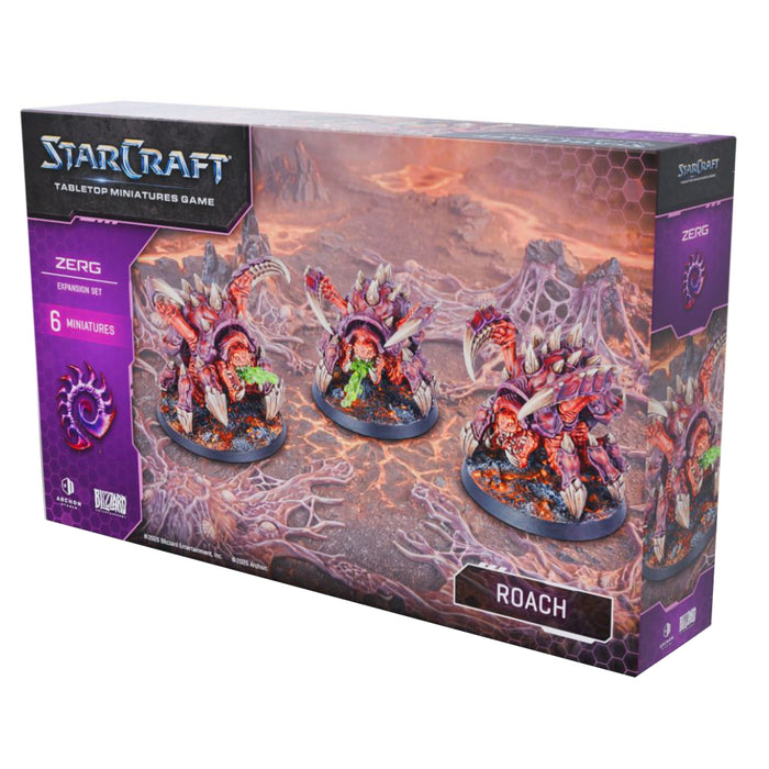 Precomanda StarCraft The Miniatures Game - Roach - Zerg - Expansion Set