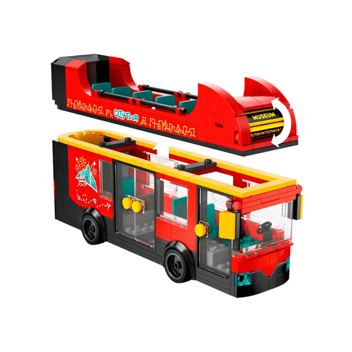 Lego City - Autobuz turistic rosu cu etaj 60407