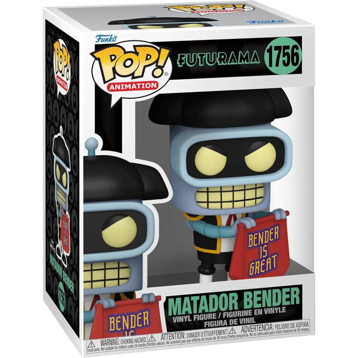 Figurina Funko Pop TV Futurama S4 - Bender (Matador)