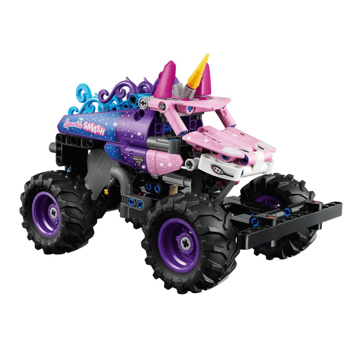 Lego Technic - Monster Jam Sparkle Smash cu motor cu arc 42220