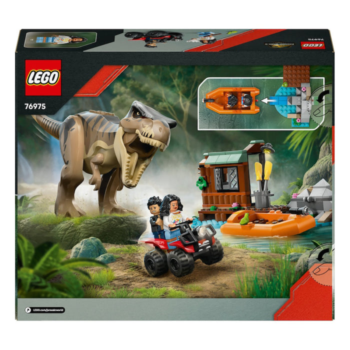 Lego Jurassic World Renasterea - Evadare pe rau din calea unui T. rex (76975)