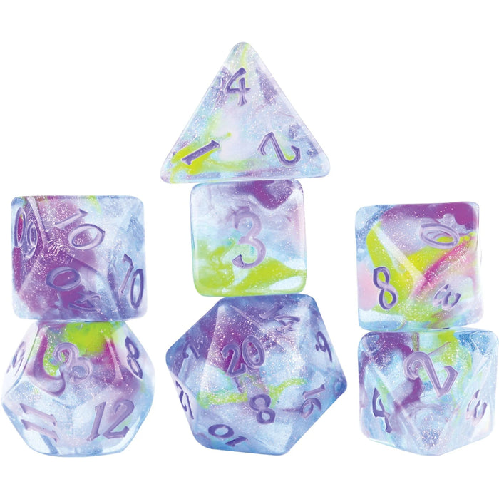 Set 7 Zaruri Sirius Dice - Watercolors