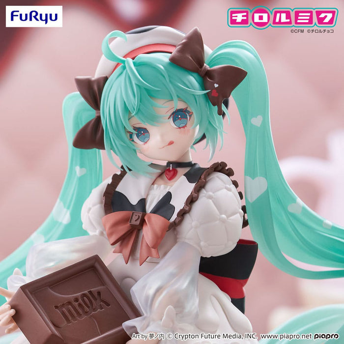 Figurina Hatsune Miku x Tirol Choco Trio-Try-iT PVC - Hatsune Miku Milk Ver. 18 cm