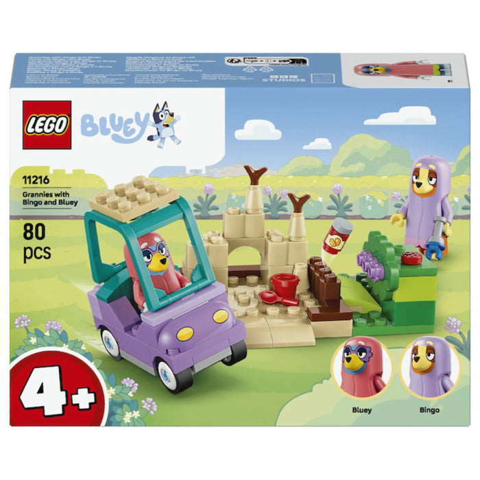 Lego Bluey - Bingo si Blue se joaca de-a bunicutele (11216)