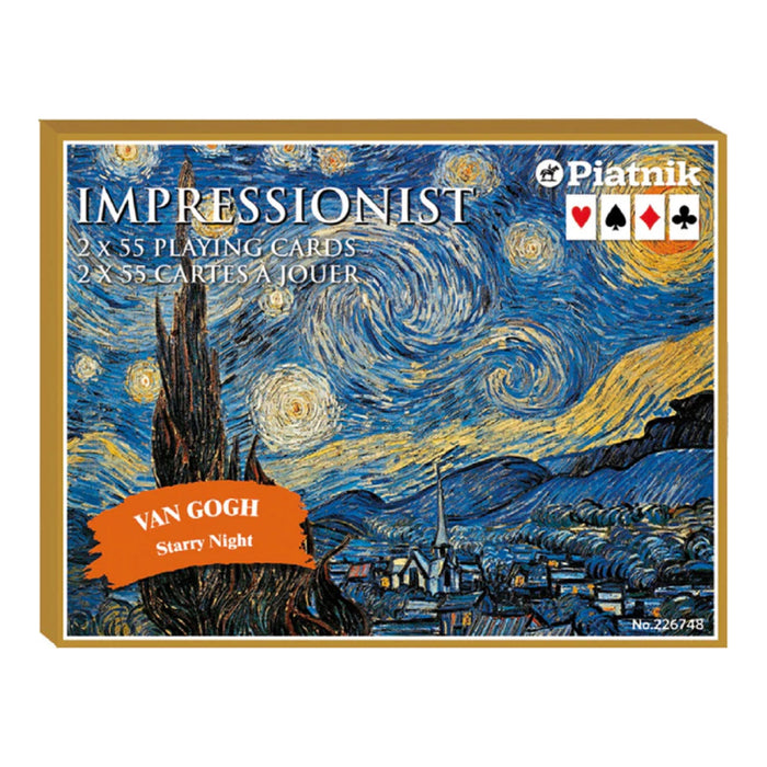 Set Carti de Joc de Lux 2 x 55, Van Gogh Starry Night