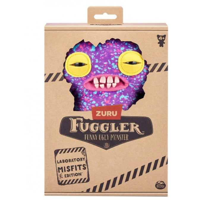 Figurina de plus Fuggler - 23 cm - Ciudateii din laborator, Squidge - purple