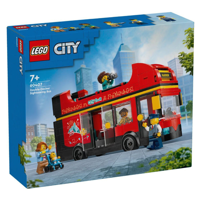 Lego City - Autobuz turistic rosu cu etaj 60407