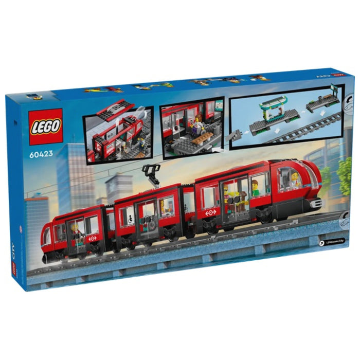 Lego City Trains - Statie si tramvai in centrul orasului 60423