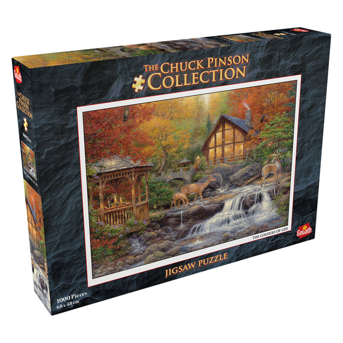Puzzle Chuck Pinson - Casuta din padure, 1000 piese