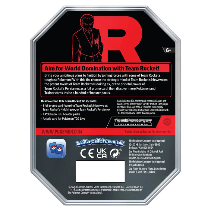 Pokemon TCG - Fall ex Tins (Q3 2025) - Mewtwo EX