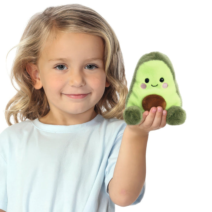 Jucarie de plus de tinut in palma Aurora Palm Pals - Avocado, 13 cm