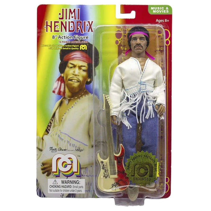 Figurina Articulata Jimi Hendrix - Woodstock Flocked 20 cm