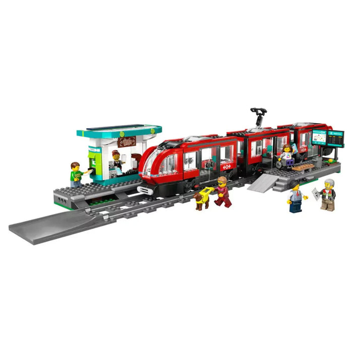 Lego City Trains - Statie si tramvai in centrul orasului 60423