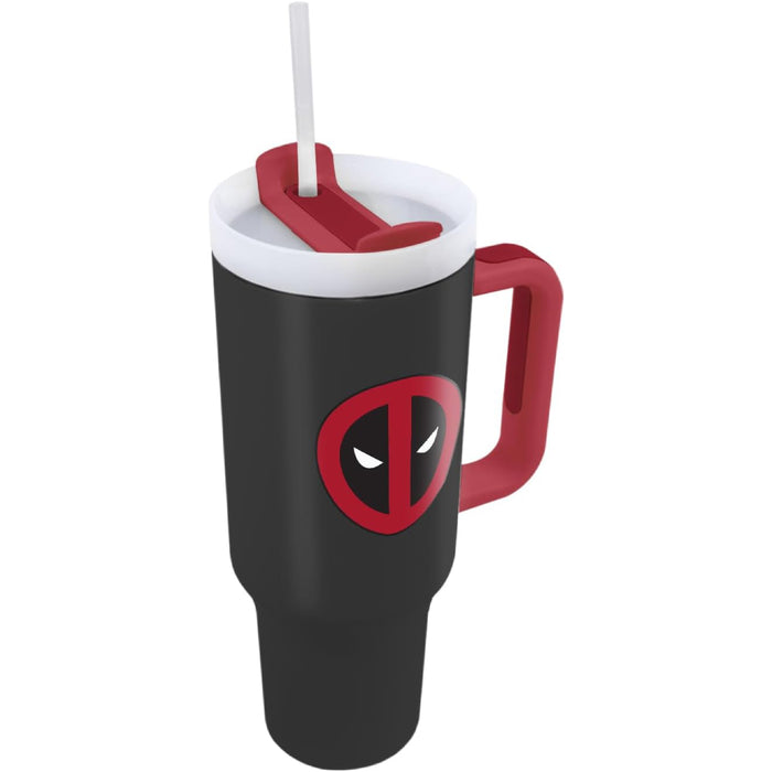 Cana de Voiaj Inox Deadpool Logo 1130 ml