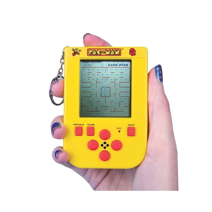 Jucarie Breloc Pac-Man Mini Retro Handheld Video Game