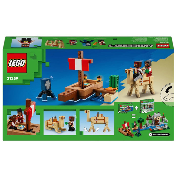 Lego Minecraft - Calatorie pe corabia de pirati (21259)