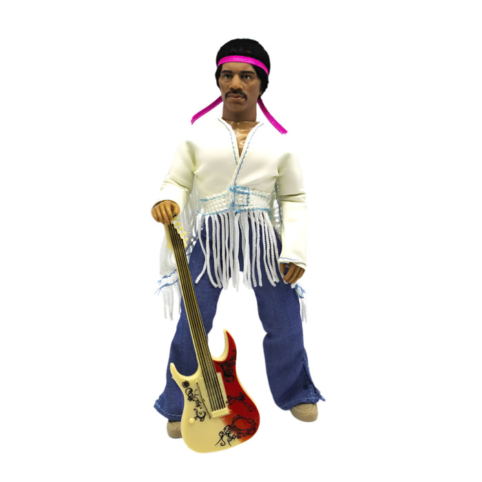 Figurina Articulata Jimi Hendrix - Woodstock Flocked 20 cm
