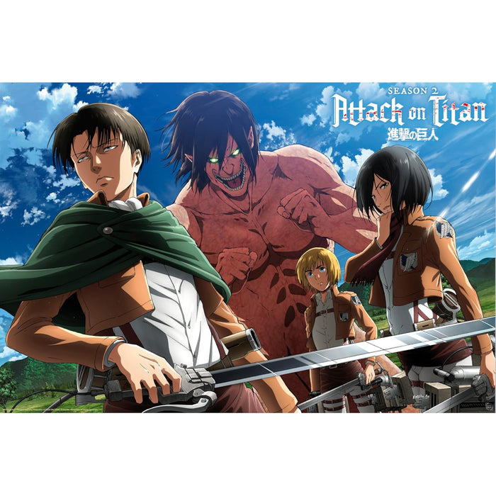 Poster Maxi Attack on Titan - 91.5x61 - Ready to fight!