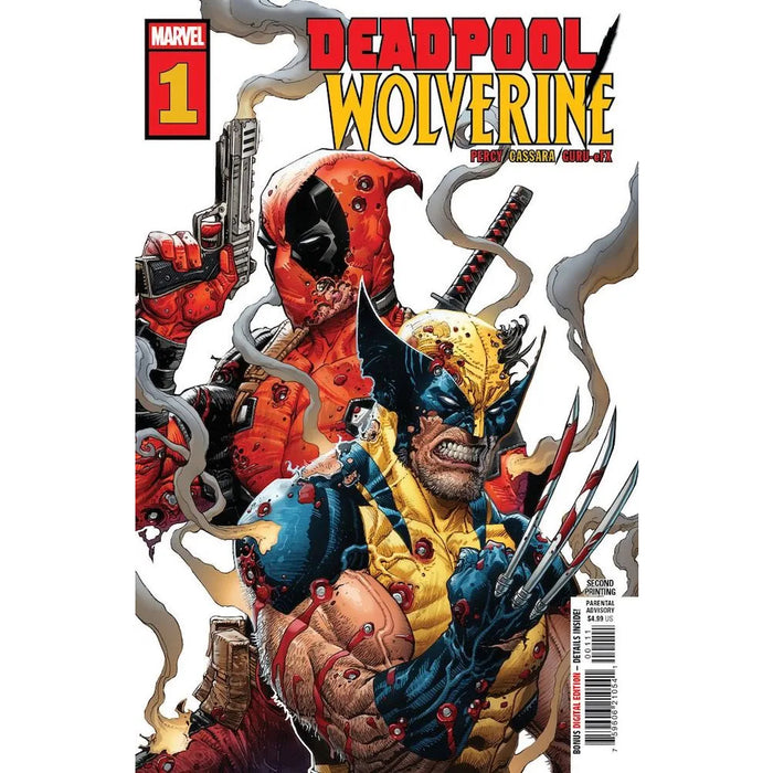 Deadpool Wolverine 01 2nd Ptg Joshua Cassara Var