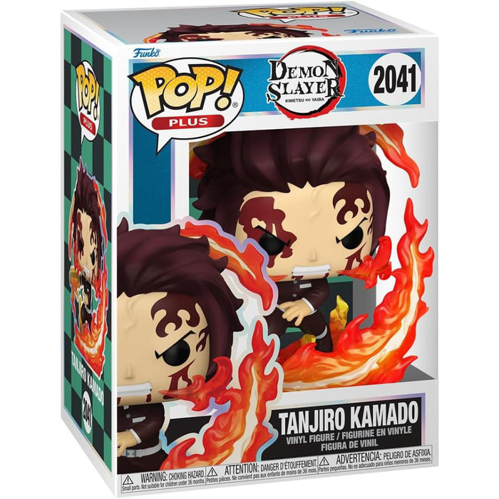 Figurina Funko POP! Plus Demon Slayer Kimetsu no Yaiba - Tanjiro (Dancing Flash) 10 cm