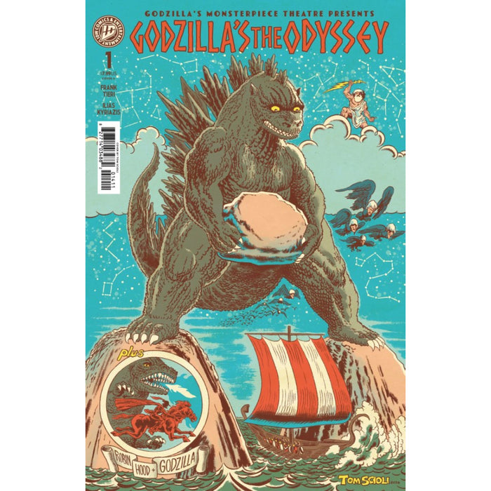 Godzilla's Monsterpiece Theatre The Odyssey Cvr A Tom Scioli