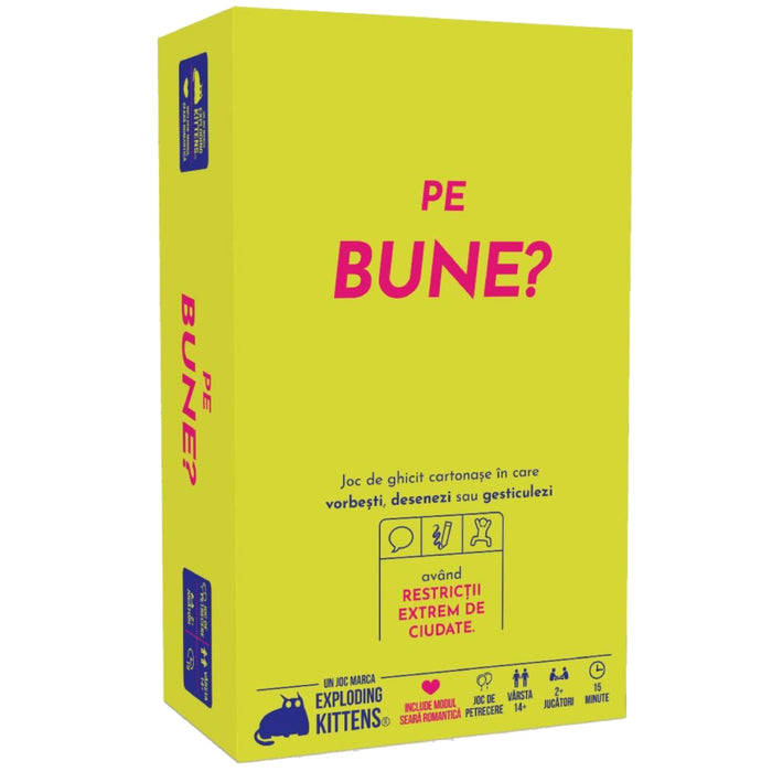 Joc de societate Pe bune?, limba romana