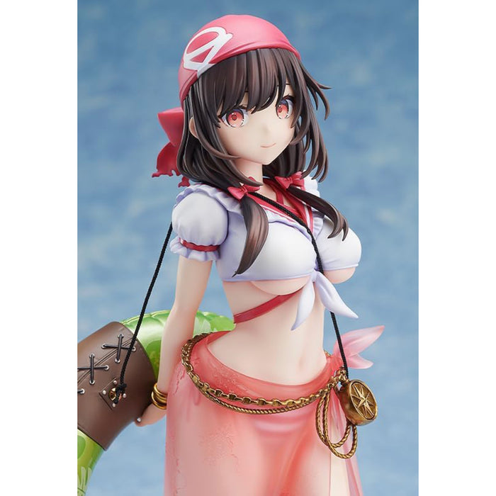Figurina Kono Subarashii Sekai ni Shukufuku wo! 1/7 - Yunyun Light Novel Cosplay On The Beach Ver 25 cm