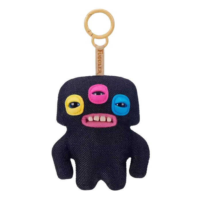 Mini breloc de plus Fuggler - Annoyed Alien, Black, S6, 12 cm