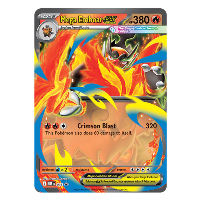 Pokemon TCG - Mega Evolution - Ascended Heroes ex Box - Mega Emboar