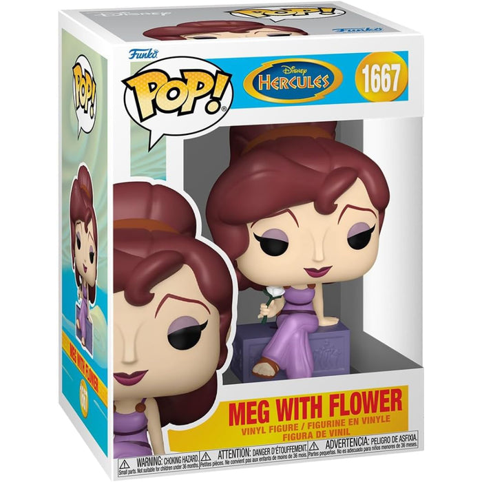 Figurina Funko POP! Movies Hercules 25th Anniversary - Meg with Flower