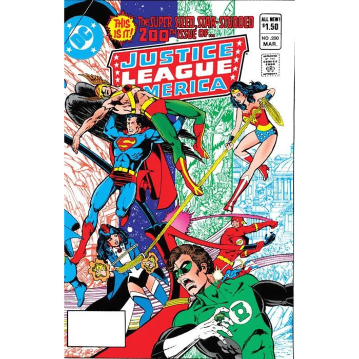 Justice League of America 200 Facsimile Cvr A George Perez (extra size)
