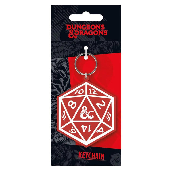 Breloc Cauciuc Dungeons & Dragons - d20