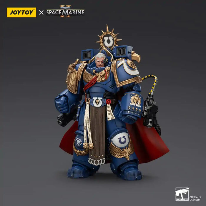 Figurina Articulata Warhammer 40k - Ultramarines Marneus Calgar Chapter Master with MKX Gravis Armour and Gauntlets of Ultramar 20 cm